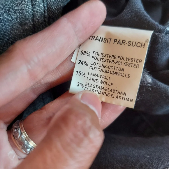 Transit Par Such 330 Wool Blend Jacket Size 2 - Picture 6 of 9